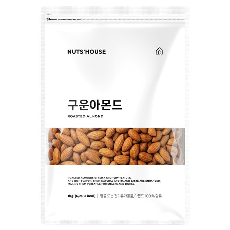 해맑음푸드 넛츠하우스 구운아몬드 1kg