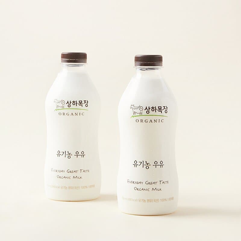 상하목장 유기농인증 우유