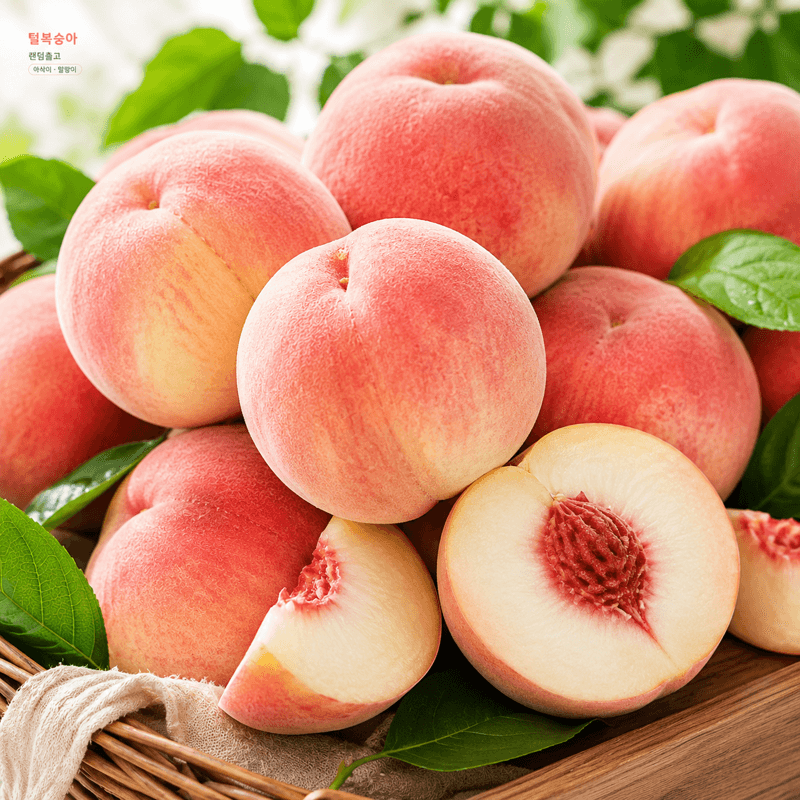 랜덤 털복숭아 16-30과 4kg