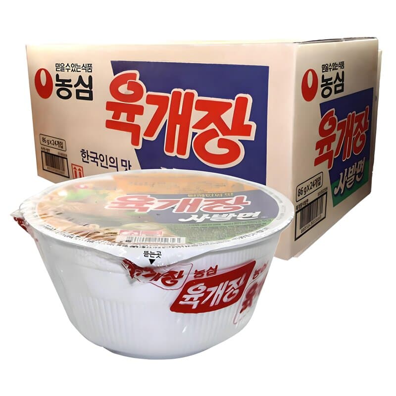 육개장 사발면 86g 12개
