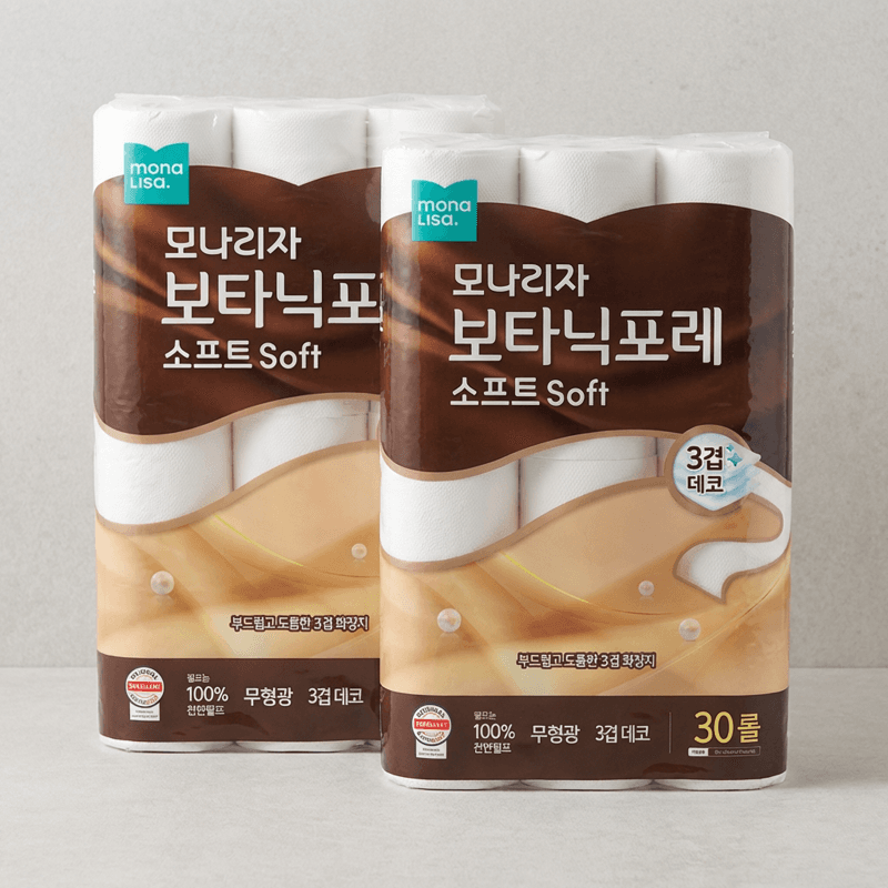 모나리자 보타닉포레 소프트 화장지 3겹 30롤