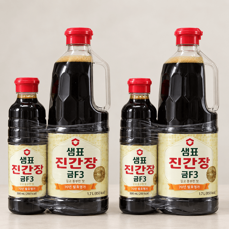 샘표 진간장 금F3 1.7L 2개 세트