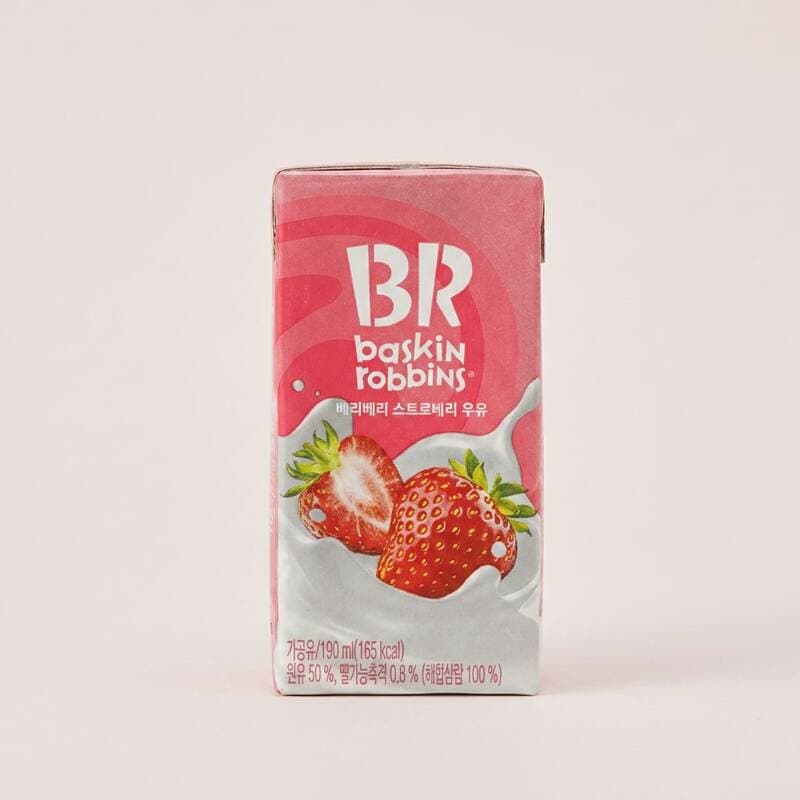 베리베리 스트로베리 우유 190ml 24개