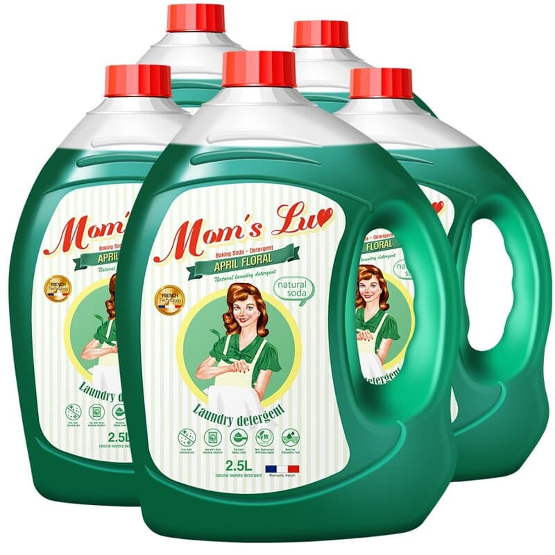 맘스럽 플로럴 액체세제 2.5L 5개