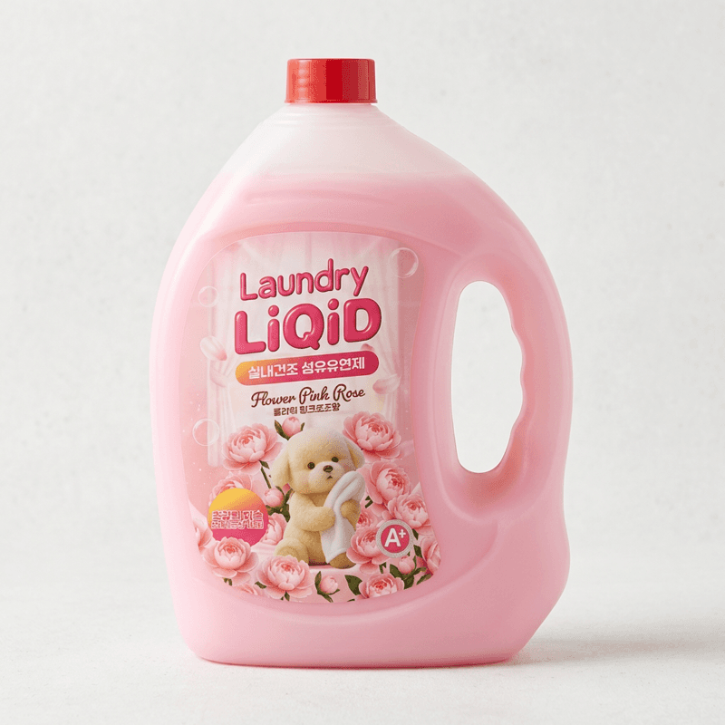 리퀴드 핑크로즈 섬유유연제 2.5L 4개