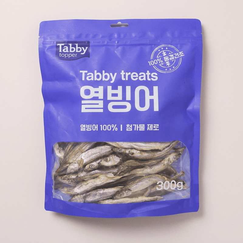 테비 토퍼 동결건조 간식 열빙어 300g