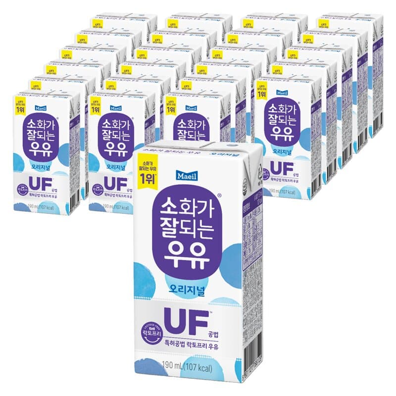 소화가잘되는우유 오리지널 190ml 24개
