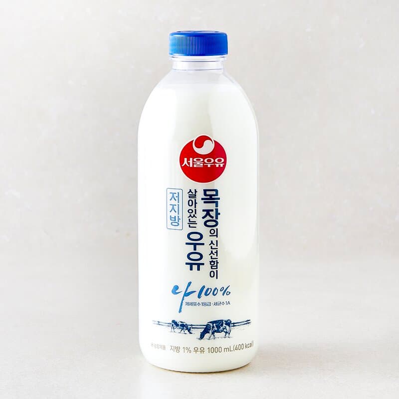 서울우유 목장의 신선함이 살아있는 우유 저지방
