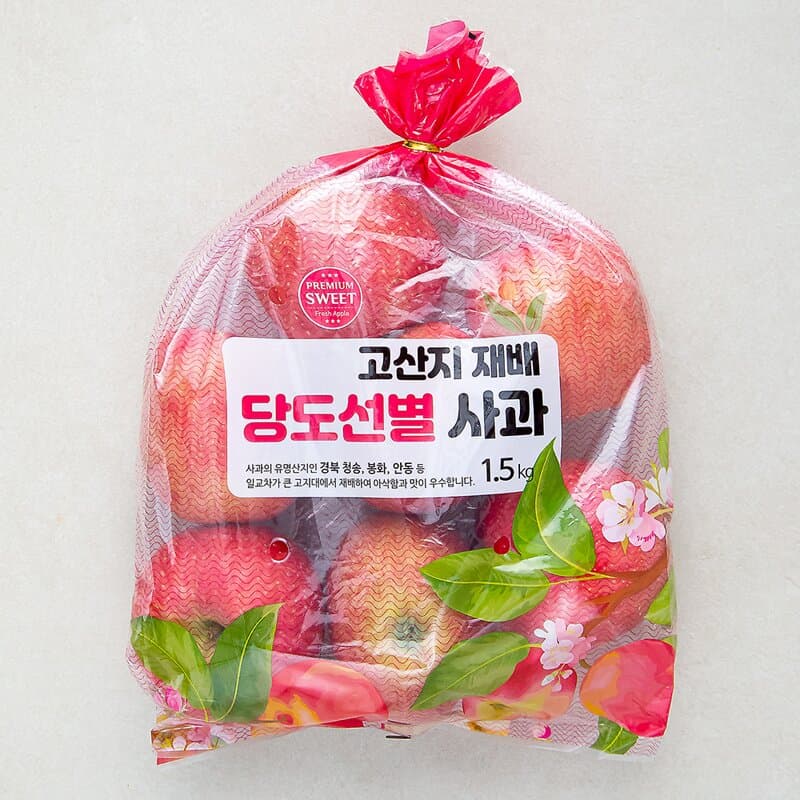 고산지 재배 당도선별 사과