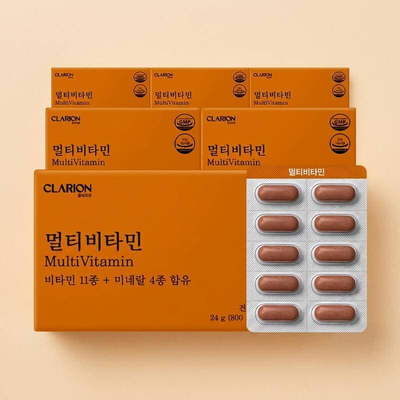 클라리온 멀티비타민 미네랄 15종 30정 6개