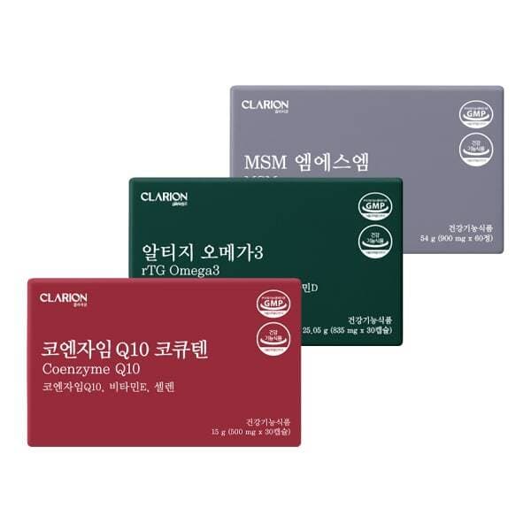 클라리온 시니어 필수템 3종 세트 120정