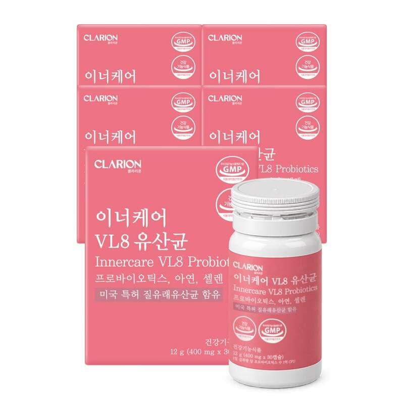 클라리온 이너케어 VL8 Probiotics 30 Capsules x 5