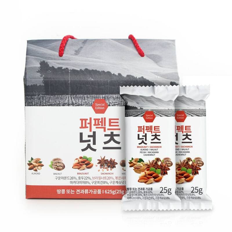 퍼펙트넛츠 하루견과 625g 25입