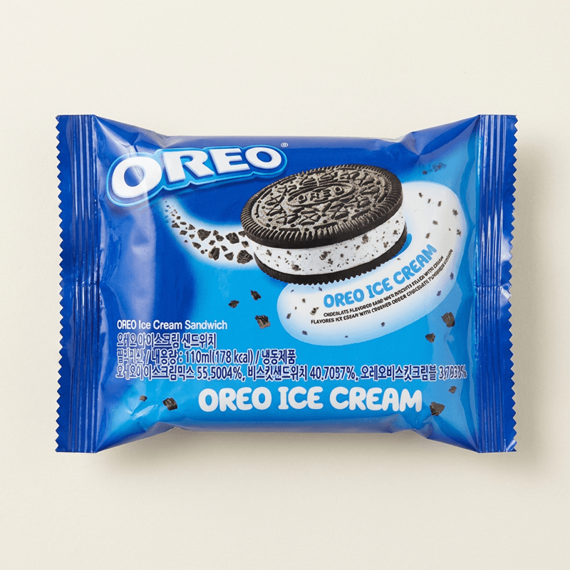 오레오 아이스크림 샌드위치 110ml 8개