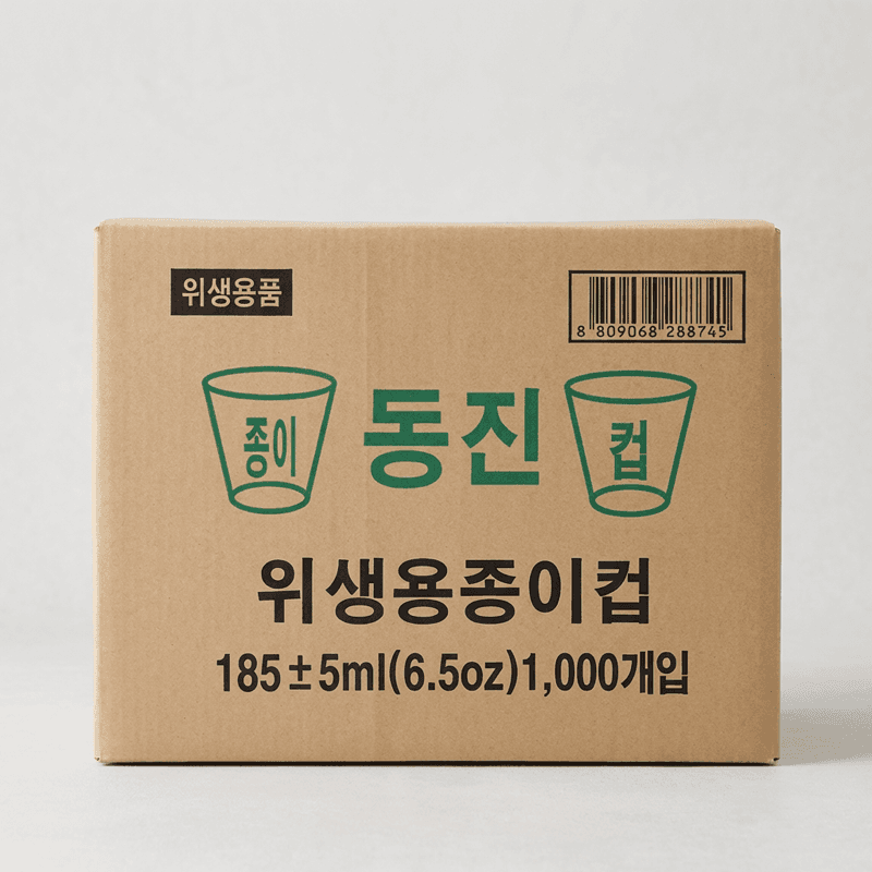 동진 종이컵 185ml 1000개 1박스