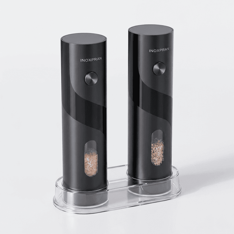 소후 Automatic Salt & Pepper Electric Grinder Set, 110ml