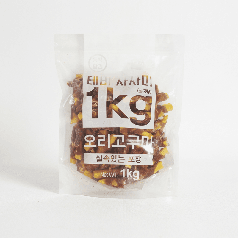 테비 강아지간식 오리고구마 1kg