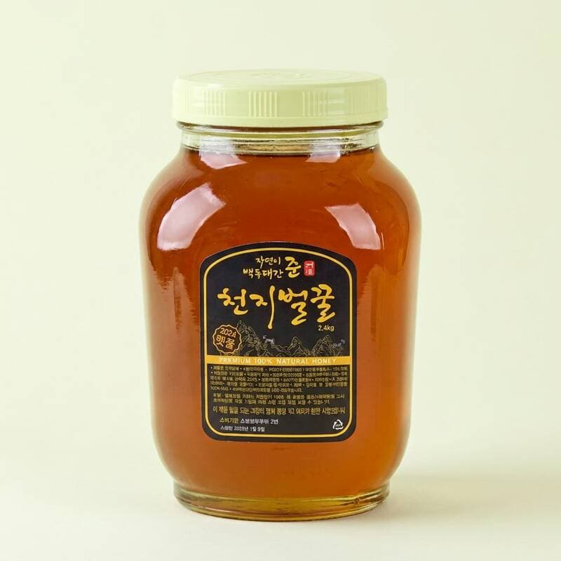 천지벌꿀 경북영주 2.4kg 2개