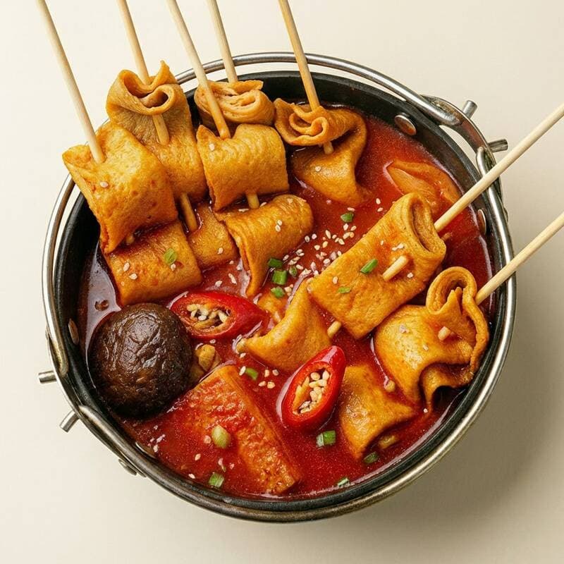 어묵만 꼬치어묵 매운맛 365g 4봉