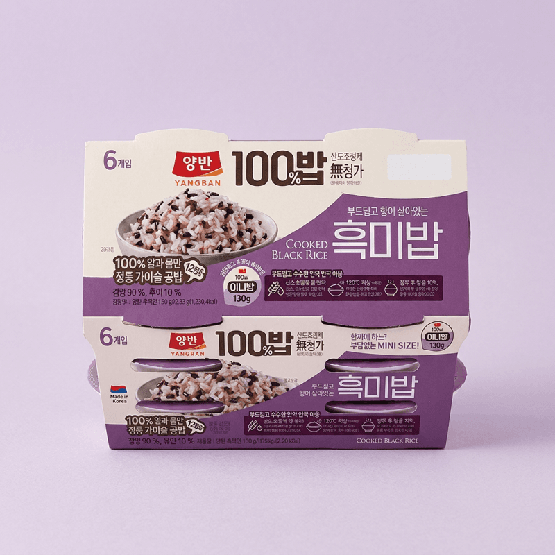 동원 양반 100밥 흑미밥 130g 36개