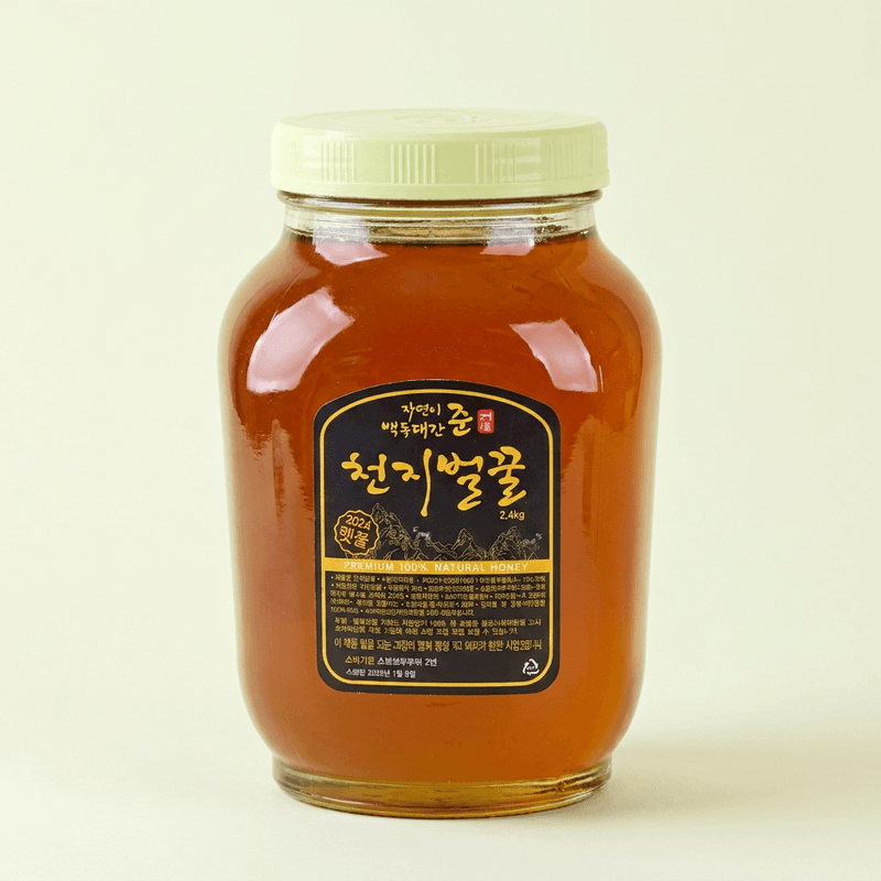 천지벌꿀 2.4kg 2개