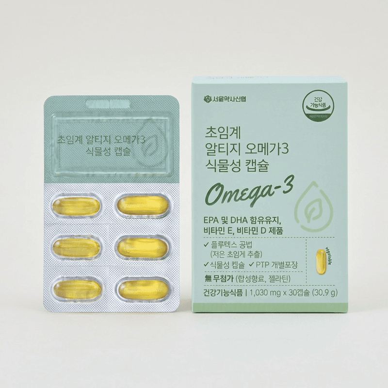 서울약사신협 초임계 알티지 오메가3 30캡슐 3개