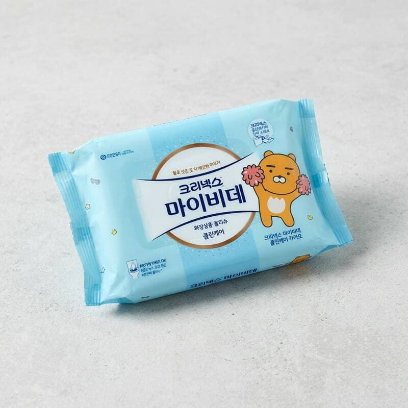 크리넥스 마이비데 클린케어 물티슈 40매 8팩