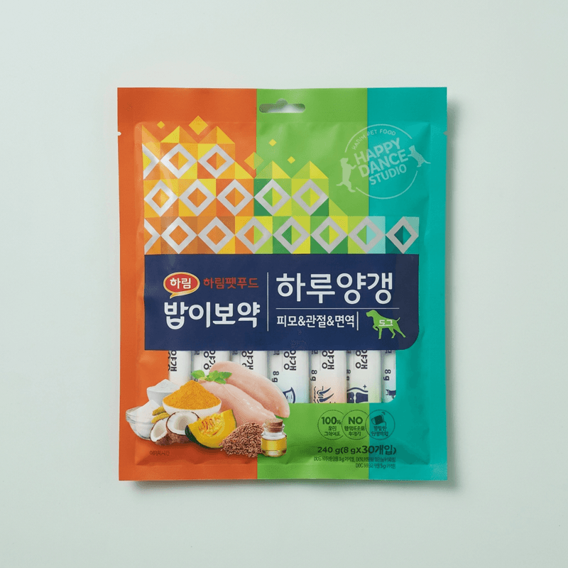 하림펫푸드 밥이보약 하루양갱 8g 30개입