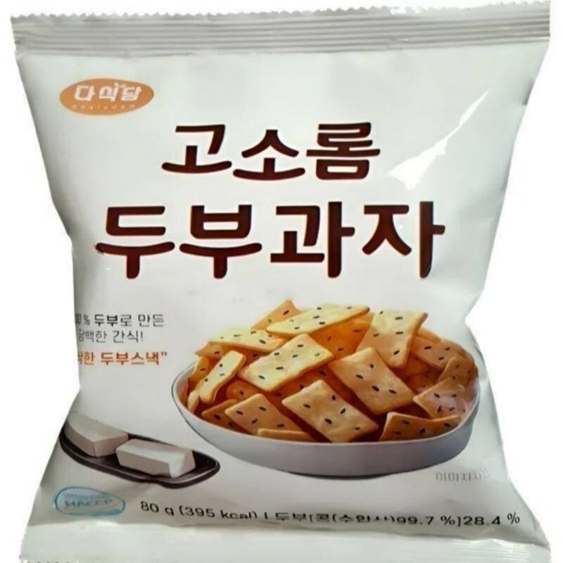 다식담 고소롬 두부과자 80g 14개