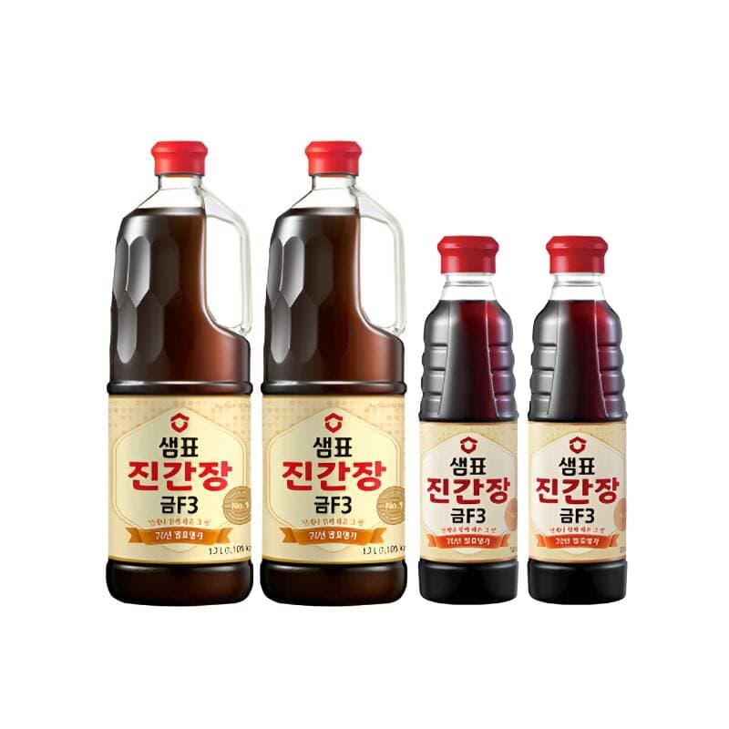 샘표 진간장 금F3 1.7L 2개+500ml 2개