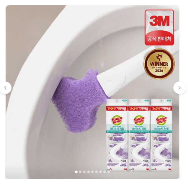3M 스카치브라이트 크린스틱 리필 30개