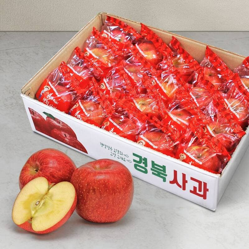 경북 이온수 세척 홍로 사과 4kg