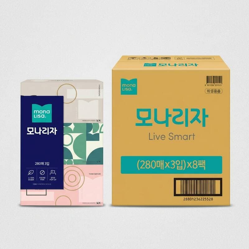 모나리자 피부저자극 미용티슈 6,720매