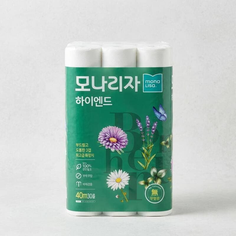 모나리자 하이엔드 40m 30롤 2팩