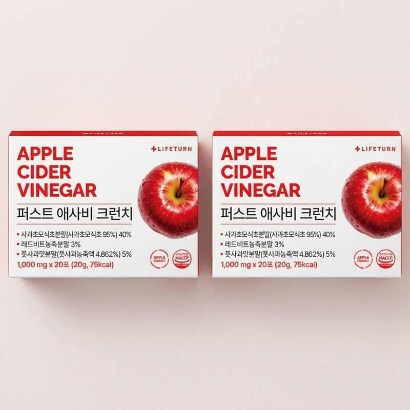 라이프턴 애사비 크런치 20g 2박스