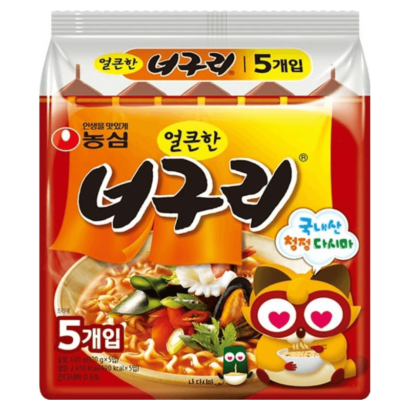 농심 얼큰한 너구리 120g 30개