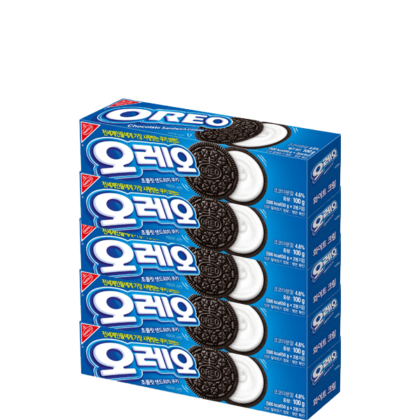 오레오 화이트 크림 100g 5개