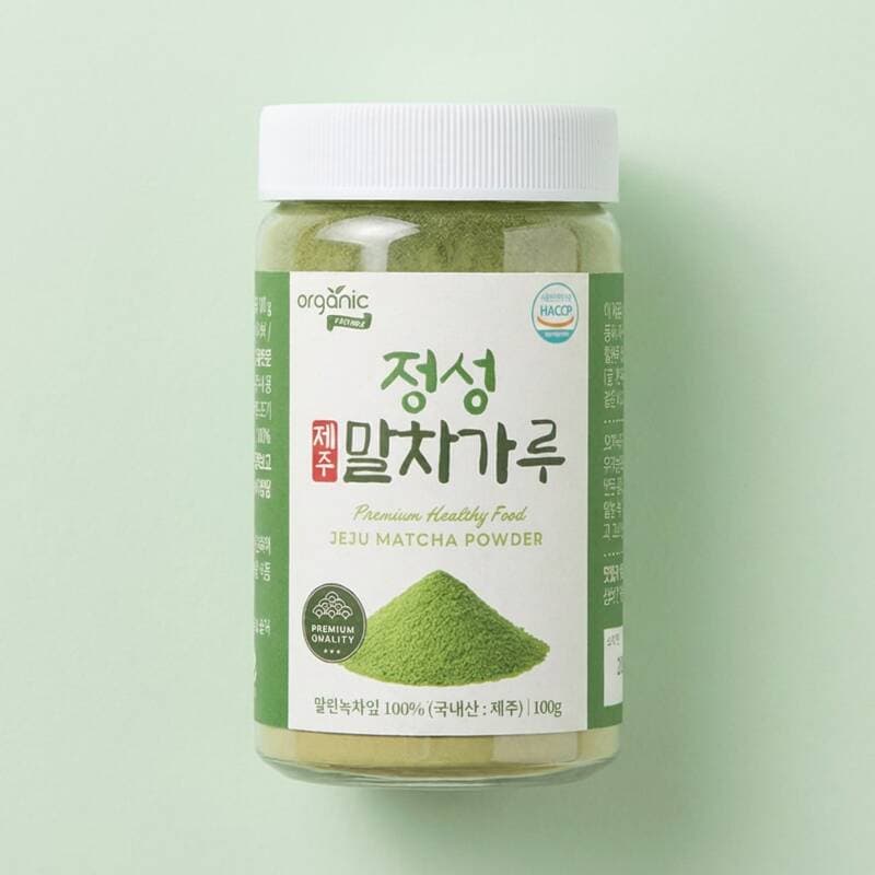 오가닉프렌즈 제주 말차 가루 100g