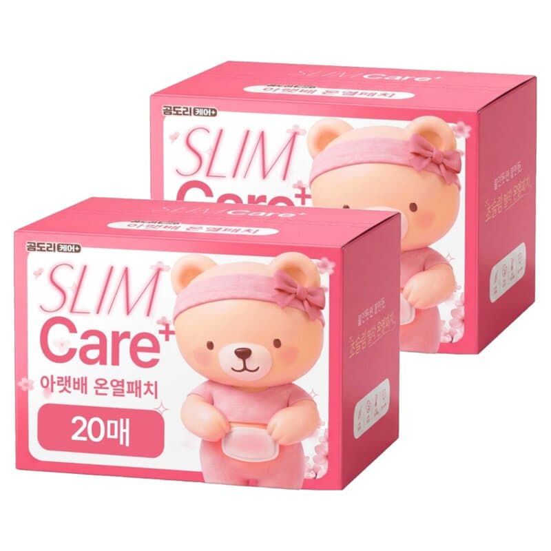 곰도리 케어플러스 아랫배 슬림 온열패치 20p