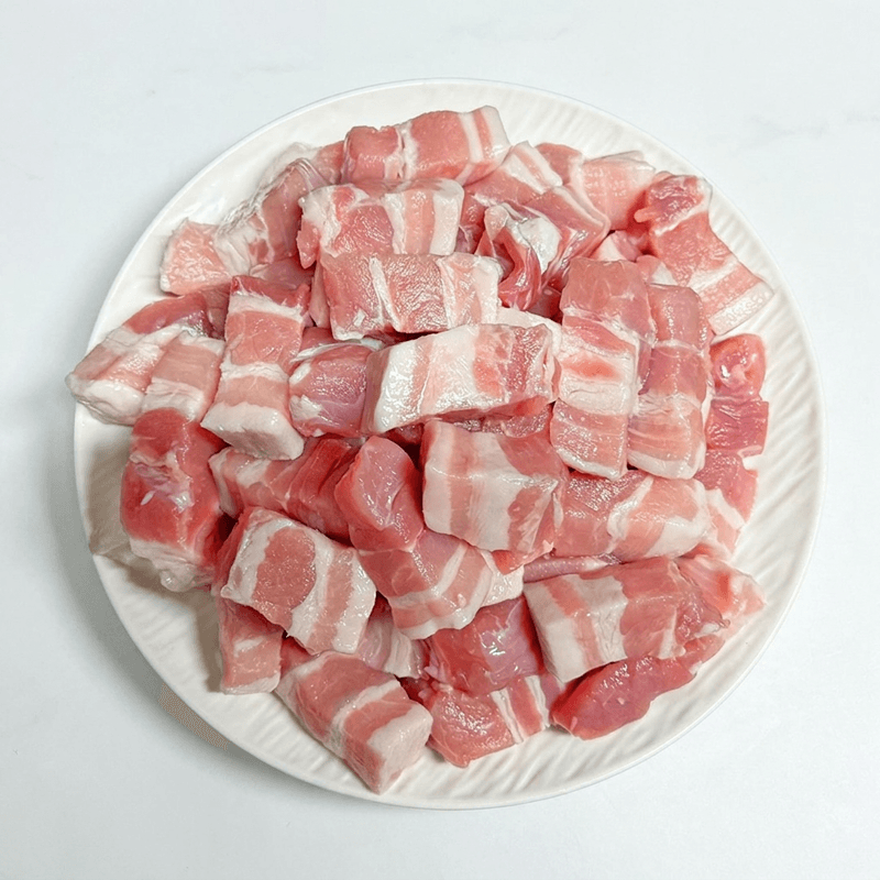 고기중독 한입삼겹살 500g 4개