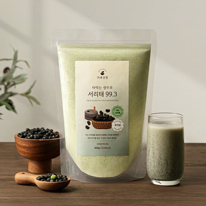 가루선생 Raw Soy Milk Powder Suri-tae 99.3, 500g