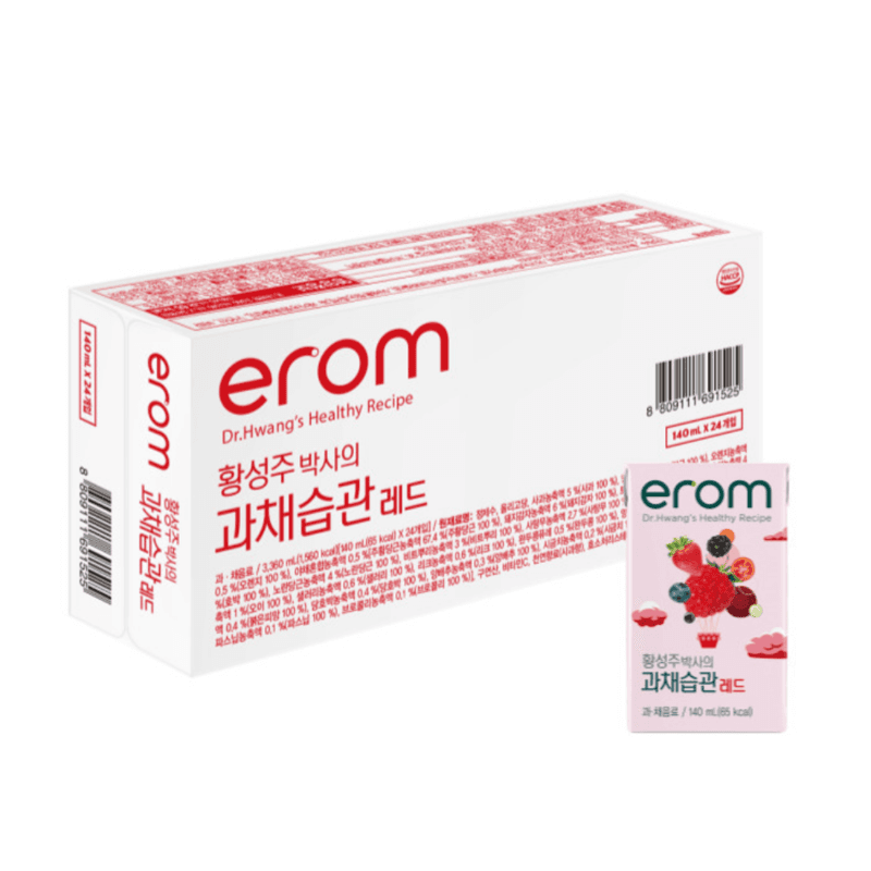 이롬 황성주 과채습관 레드 140ml 24개