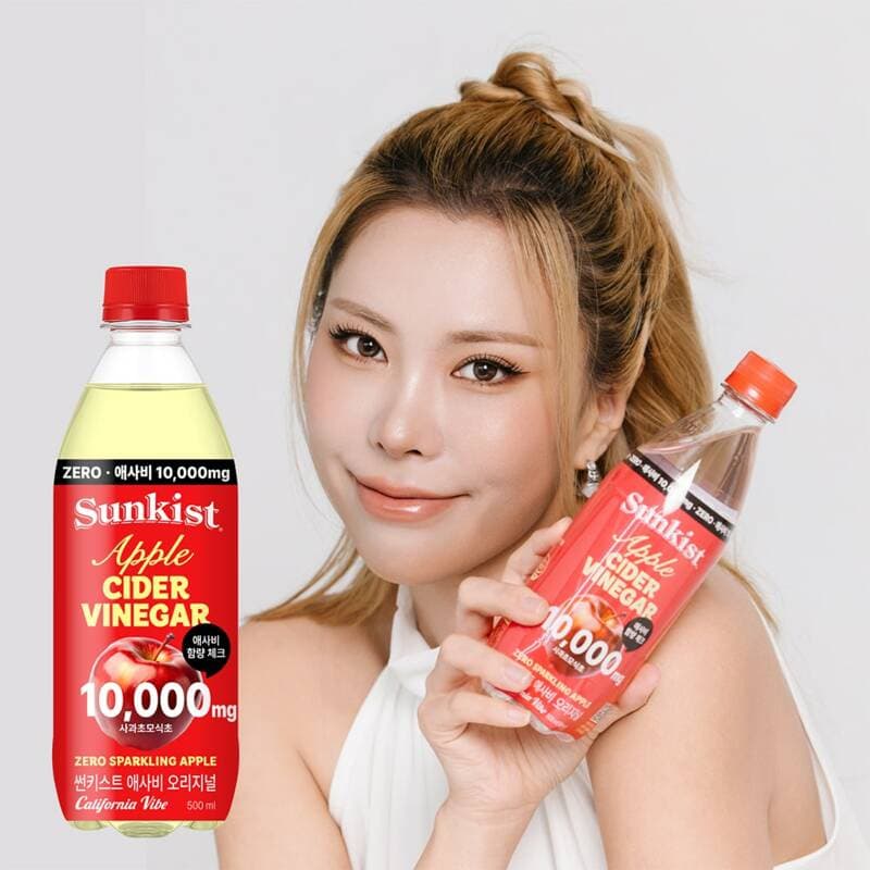 썬키스트 애사비 제로 스파클링 사과 24개