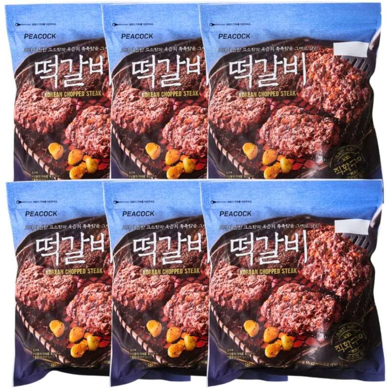피코크 떡갈비 450g 6개