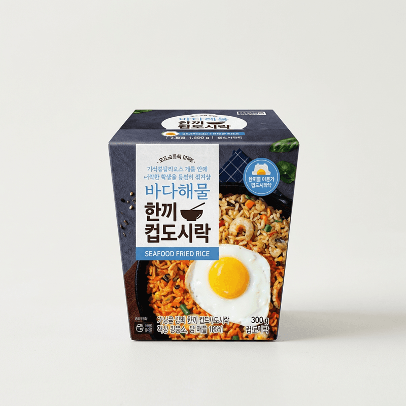 오쿡 한끼 컵도시락 해물볶음 6개입