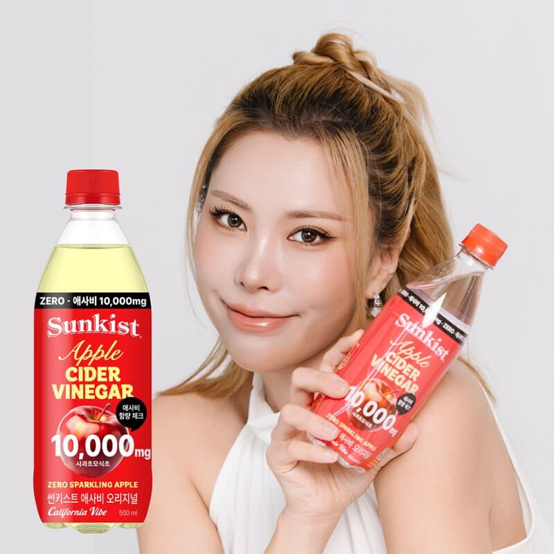 썬키스트 애사비 제로 스파클링 사과 500ml