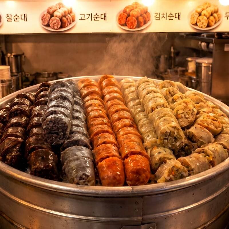 가마솥 순대트럭 모듬 4종 순대