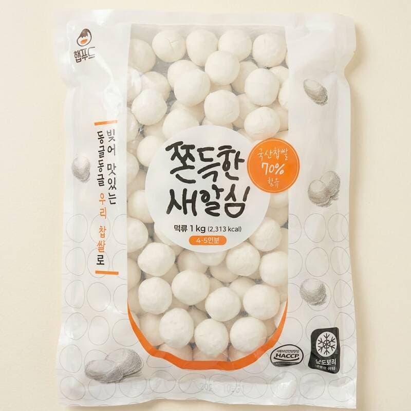 햅푸드 쫀득한 새알심 1kg 2개