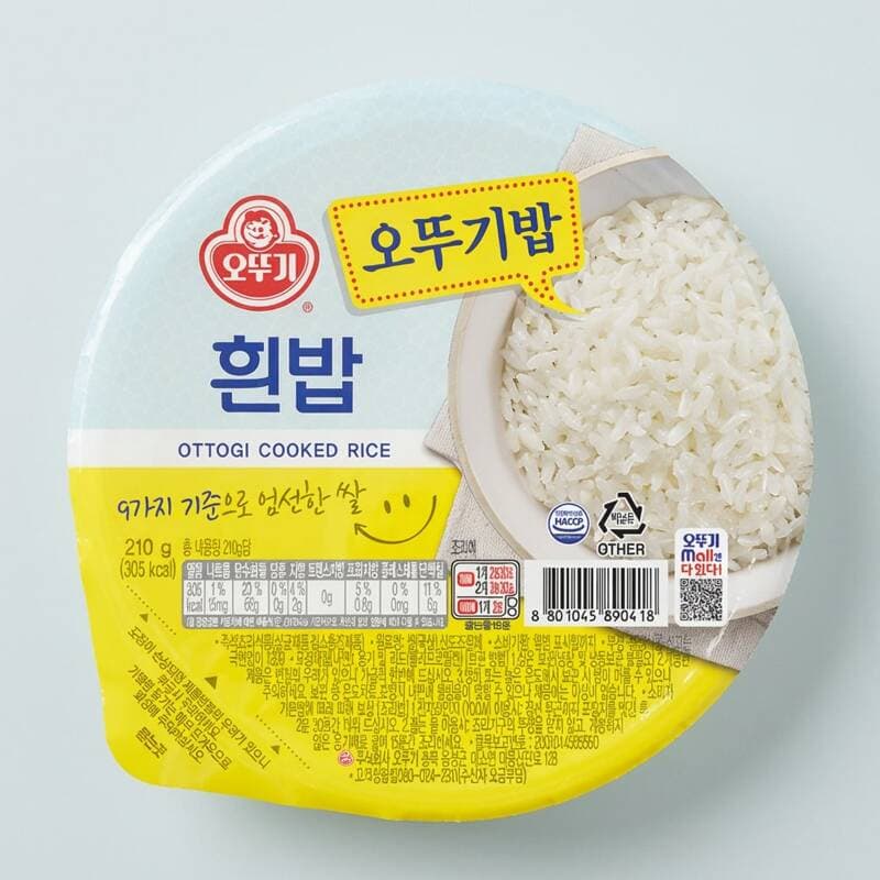 오뚜기 오뚜기밥 210g 36개