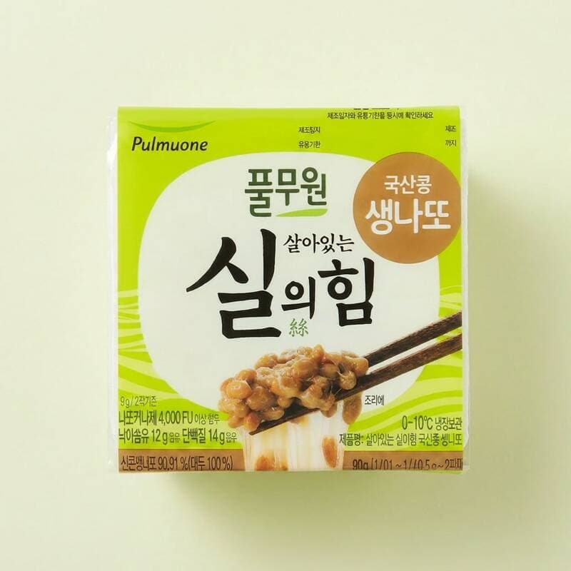 풀무원 국산콩 생나또 49.5g 12개